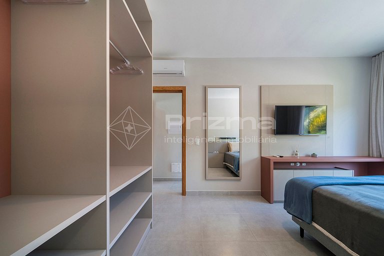 Charmoso duplex com piscina privativa na praia de Mariscal.