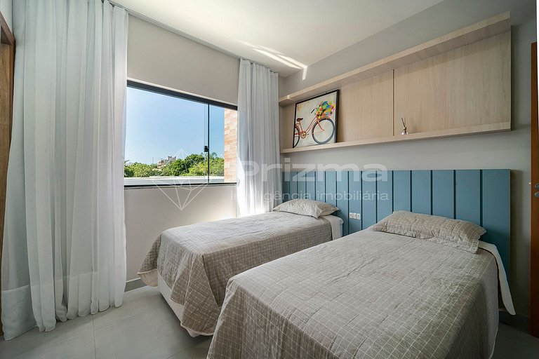 Charmoso duplex com piscina privativa na praia de Mariscal.