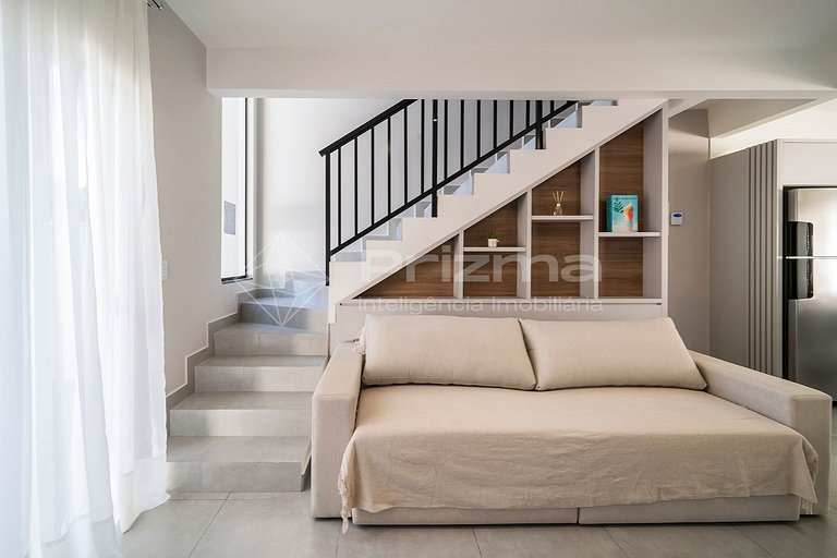 Charmoso dúplex com piscina privativa na praia de Mariscal.