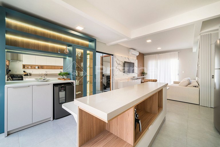 Charmoso dúplex com piscina privativa na praia de Mariscal.