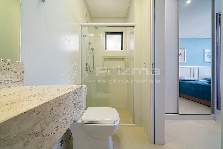 402 02 Waldgarten Bombinhas - 50 m do Mar e Frente Avenida -