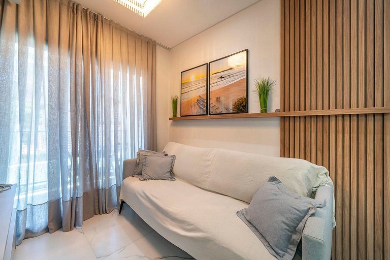 Monserrate 103 - Apto na praia de Bombas - Finamente mobilia