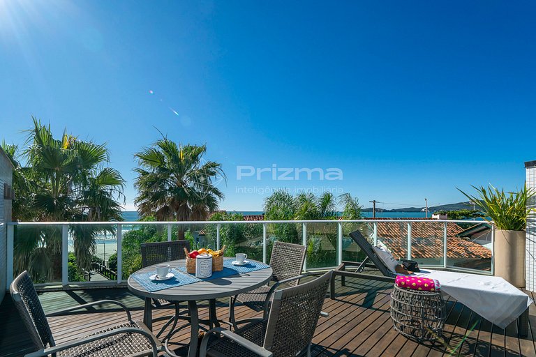 Luxo e conforto • Apto frente mar com piscina