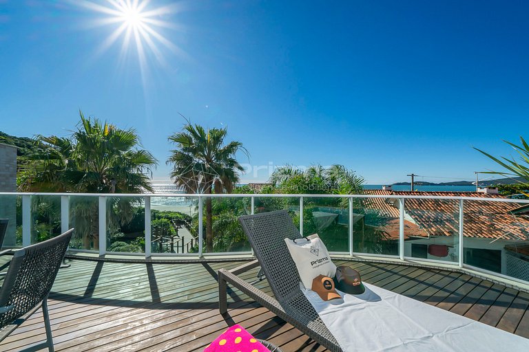 Luxo e conforto • Apto frente mar com piscina