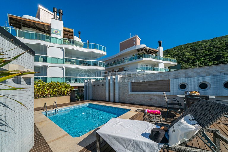 Luxo e conforto • Apto frente mar com piscina