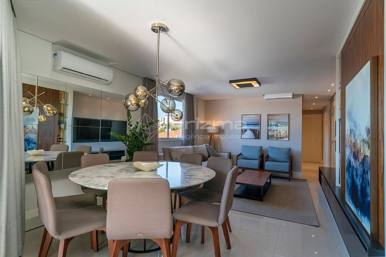 Luxo e conforto • Apto frente mar com piscina
