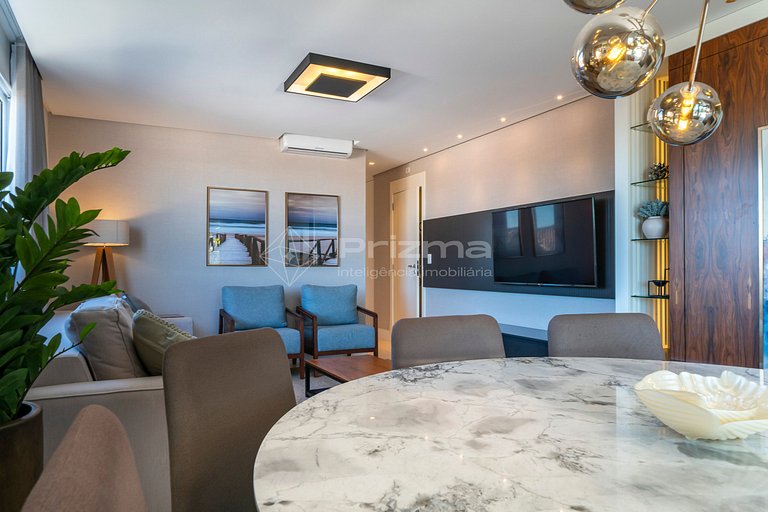 Luxo e conforto • Apto frente mar com piscina
