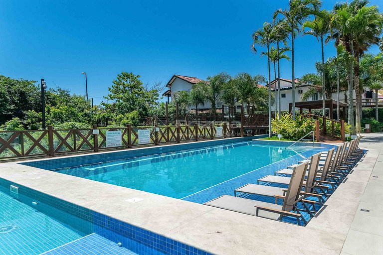 Luxo e conforto • Apto frente mar com piscina