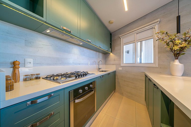 Apto c/ Piscina Privativa e Vista Mar- Condomínio de Alto Pa