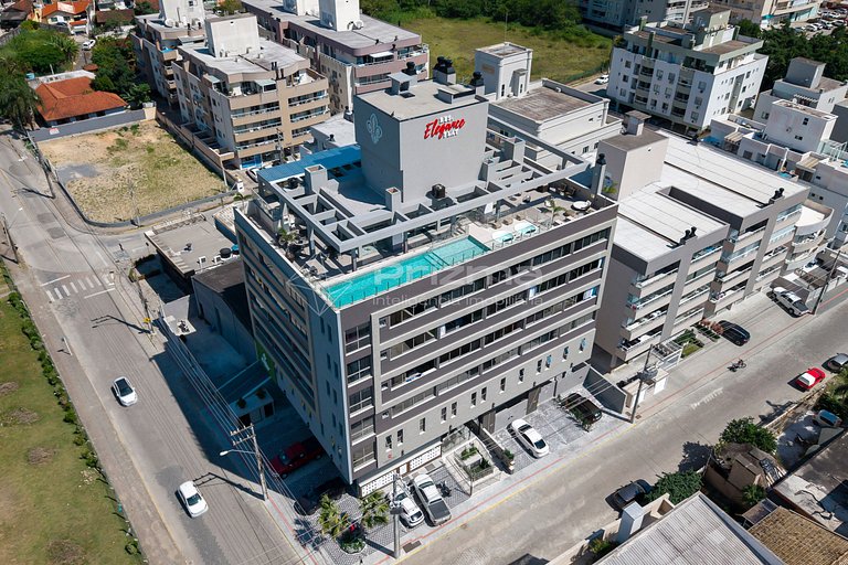 Flat com Piscina Aquecida, Jacuzzi e Lazer - 550m do Mar