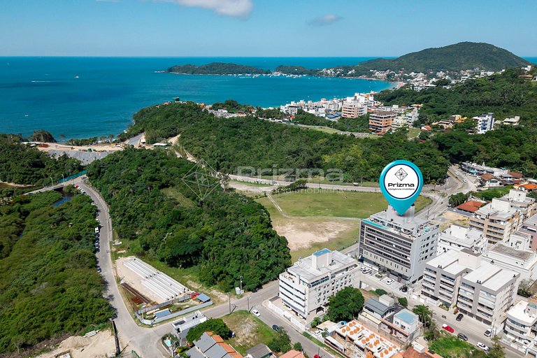 Flat c/ Piscina Aquecida, Jacuzzi e Lazer - 550m do Mar