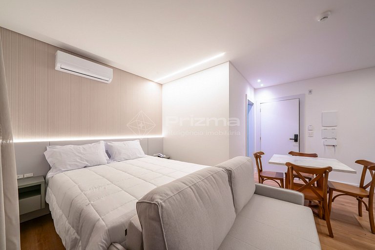 512 - Flat Moderno e Bem Localizado a Poucos Metros da Praia