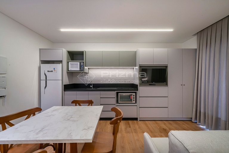 512 - Flat Moderno e Bem Localizado a Poucos Metros da Praia