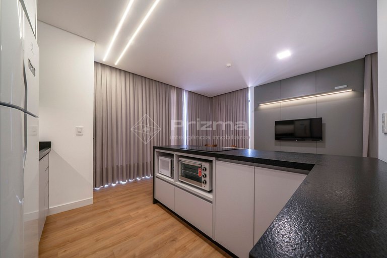 402 - Flat com café da manhã a 120m da praia