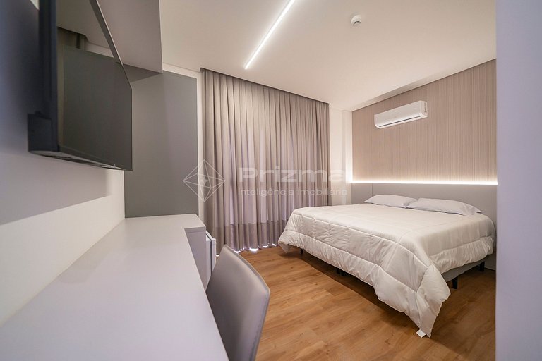 408 - Ótima Suíte em Localização Incrível – Praia de Bombinh