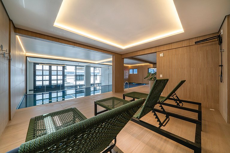 309 - Suíte com café da manhã a 120m da praia