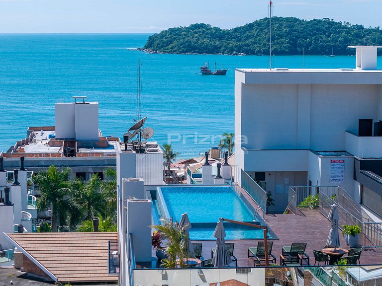 402 - Flat com café da manhã a 120m da praia