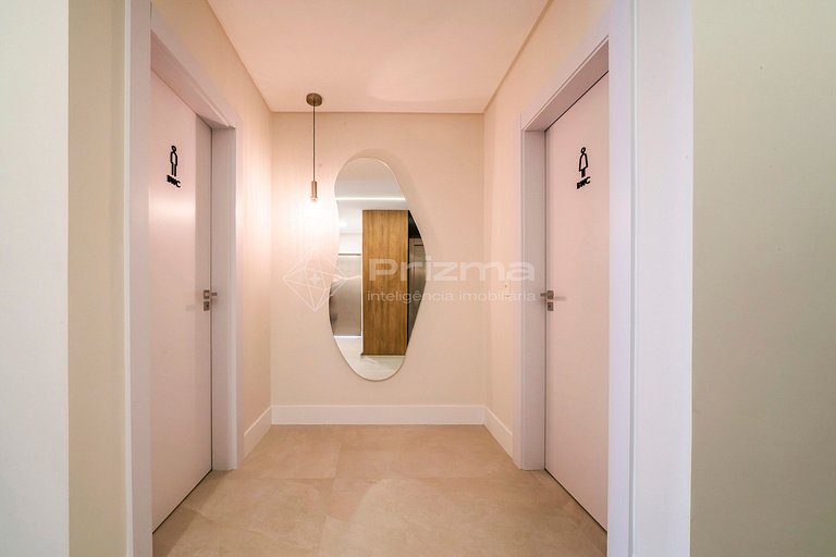 512 - Flat Moderno e Bem Localizado a 120 metros da praia de