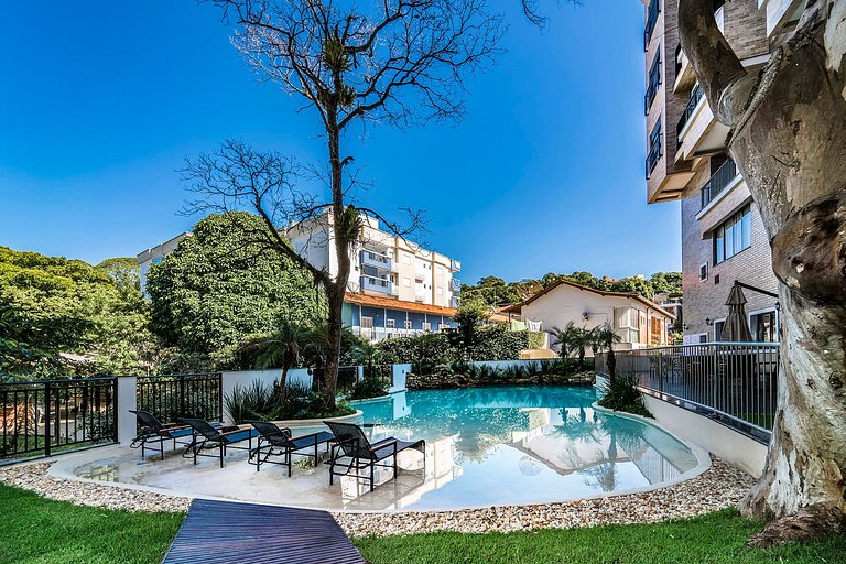 401 02 Waldgarten Bombinhas - 50 m do Mar e Frente Avenida -