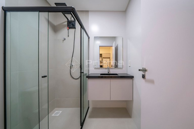314 - Flat Moderno e Bem Localizado a 120 metros da praia de