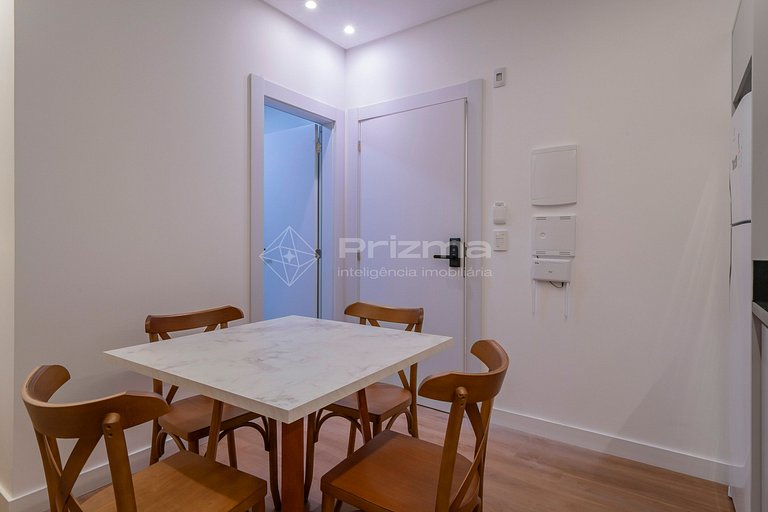 314 - Flat Moderno e Bem Localizado a 120 metros da praia de