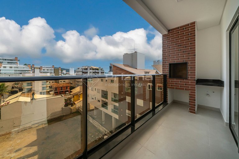 314 - Flat com café da manhã a 120m da praia