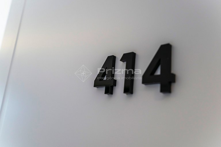 314 - Flat Moderno e Bem Localizado a 120 metros da praia de