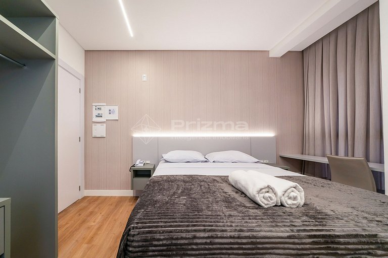 406 - Ótima Suíte em Excelente Localização - Praia de Bombin