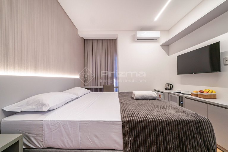 406 - Ótima Suíte em Excelente Localização - Praia de Bombin