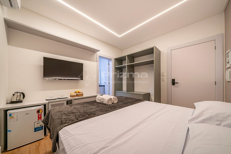 406 - Ótima Suíte em Excelente Localização - Praia de Bombin