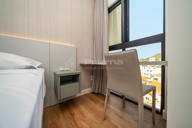 406 - Suíte com café da manhã a 120m da praia