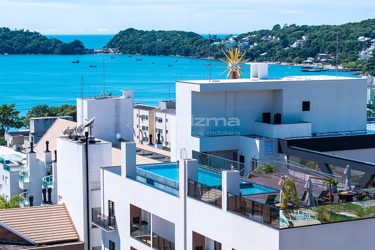 314 - Flat com café da manhã a 120m da praia