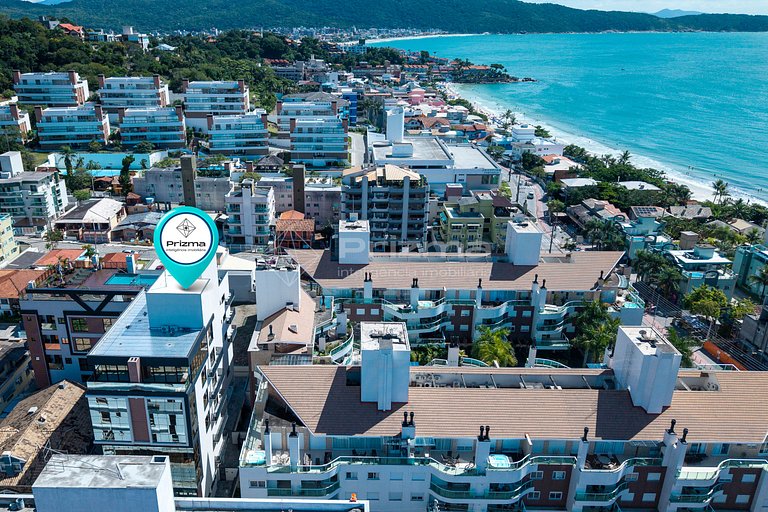 313 - Flat Moderno e Bem Localizado a 120 metros da praia de