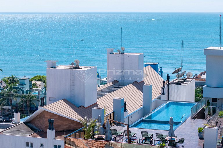 406 - Suíte com café da manhã a 120m da praia