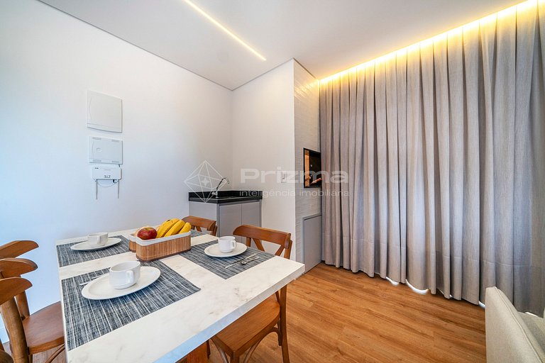 515 - Flat Moderno e Bem Localizado a Poucos Metros da Praia