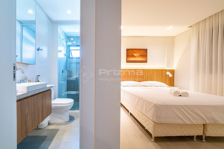 Apartamento Confortável com Duas Suítes na Praia do Mariscal