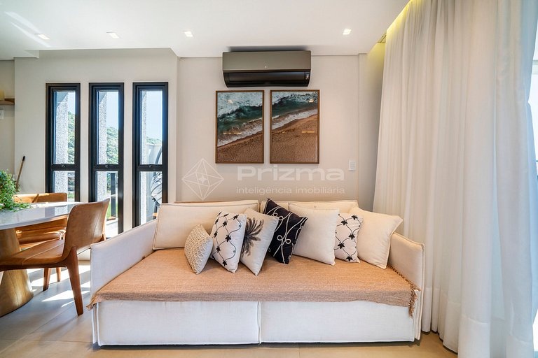 Apartamento Confortável com Duas Suítes na Praia do Mariscal