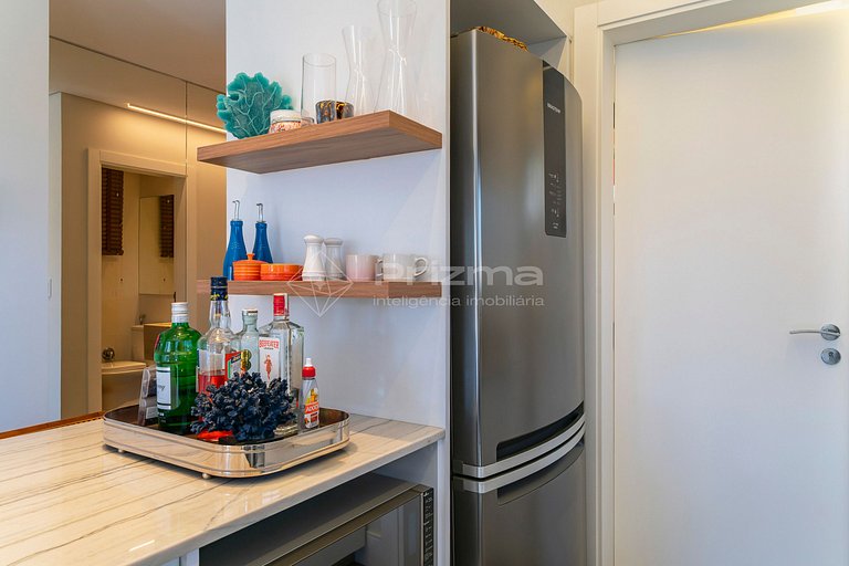 Apartamento Confortável com Duas Suítes na Praia do Mariscal