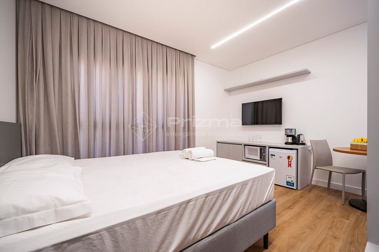 416 - Ótima Suíte em Localização Incrível - Praia de Bombinh