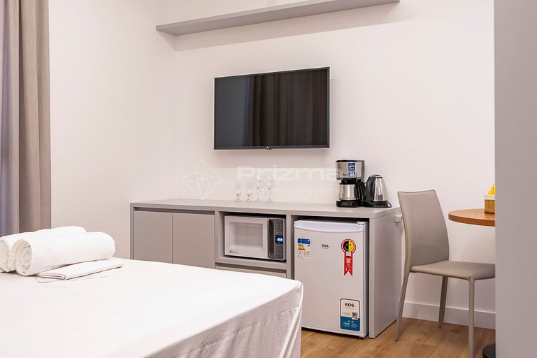 416 - Ótima Suíte em Localização Incrível - Praia de Bombinh