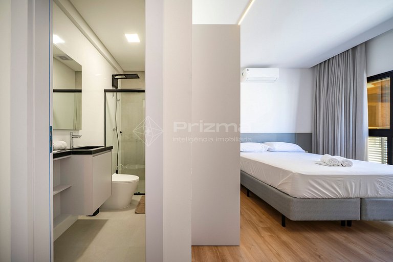 316- Ótima Suíte em Localização Incrível no centro de bombin