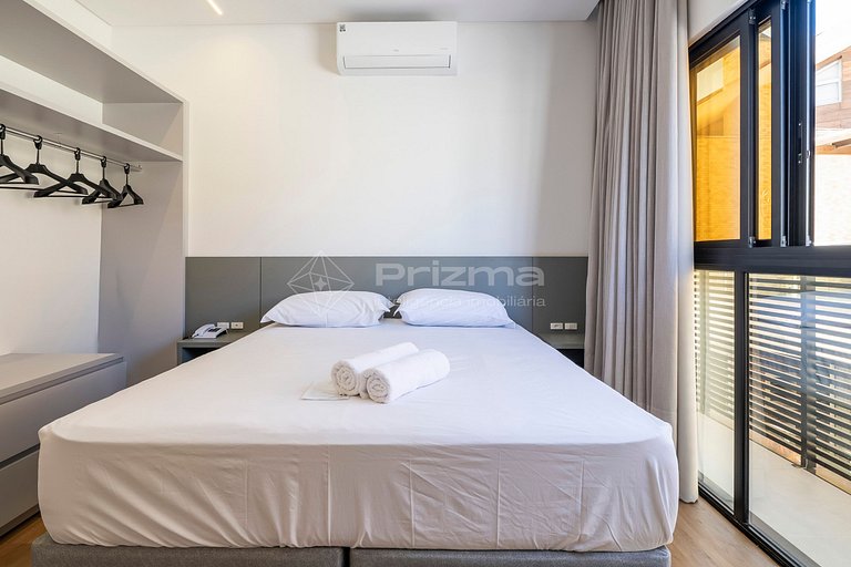 316- Ótima Suíte em Localização Incrível no centro de bombin