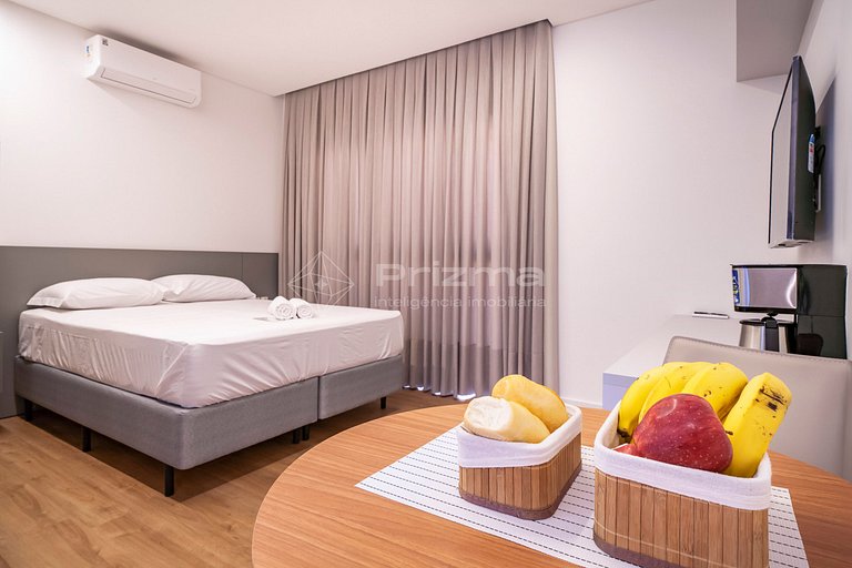 316- Ótima Suíte em Localização Incrível no centro de bombin