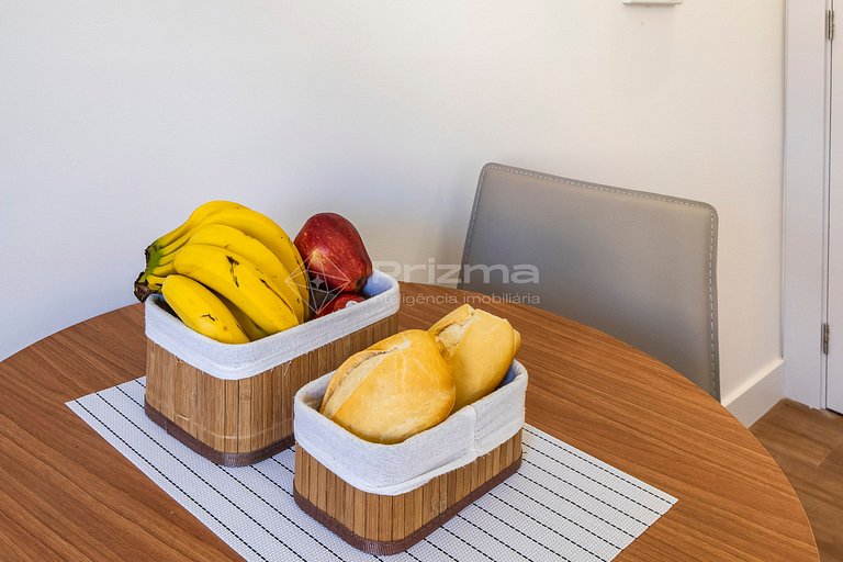 316- Suíte com café da manhã a 120m da praia