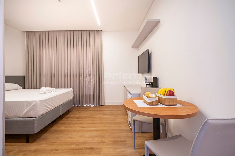 316- Ótima Suíte em Localização Incrível no centro de bombin