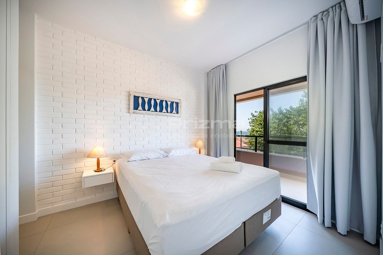 Recém reformado - com vista pro mar de Bombas