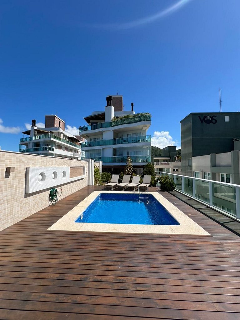 Apto c/ Piscina Privativa e Vista Mar- Condomínio de Alto Pa