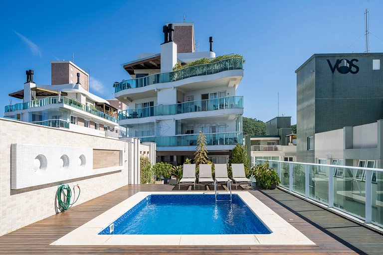 Apto c/ Piscina Privativa e Vista Mar- Condomínio de Alto Pa