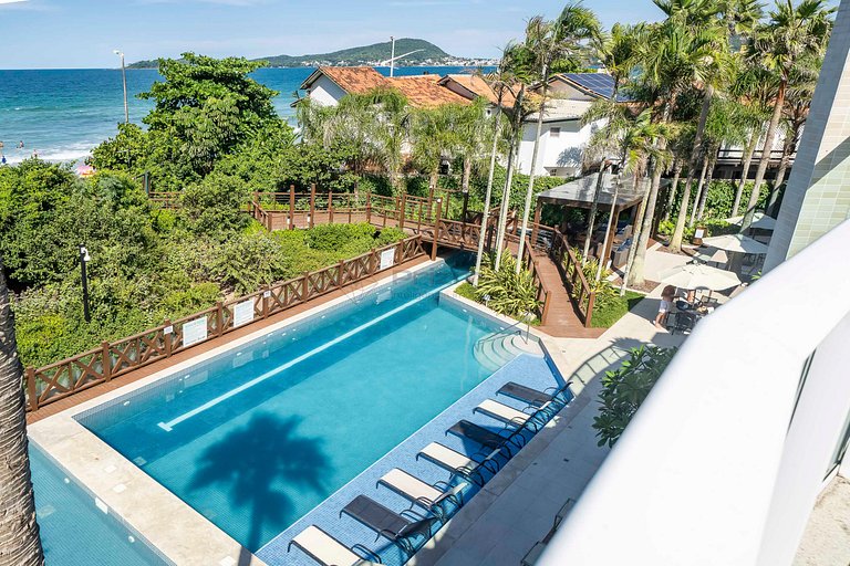 Apto c/ Piscina Privativa e Vista Mar- Condomínio de Alto Pa