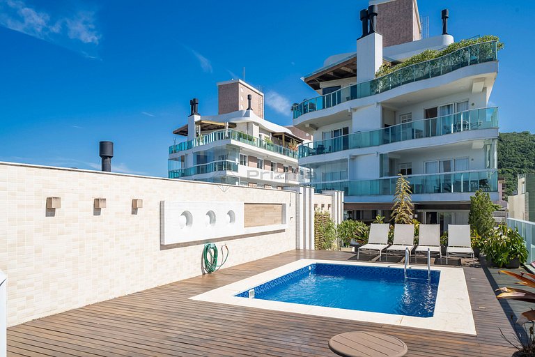 Apto c/ Piscina Privativa e Vista Mar- Condomínio de Alto Pa